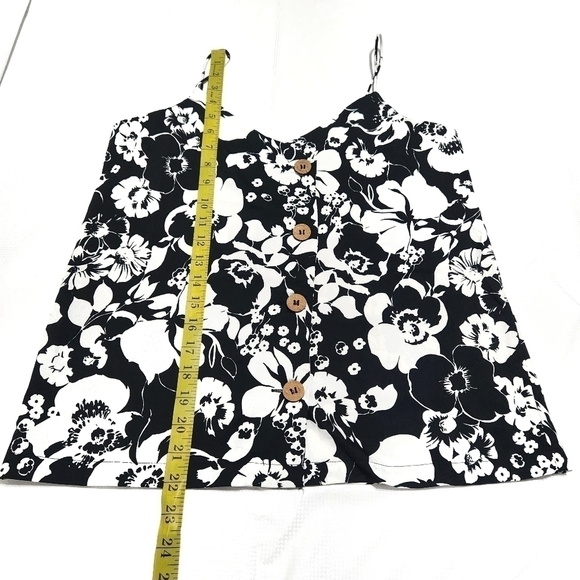 MANGO Floral Printed Button Down Camisole Top - Picture 5 of 7